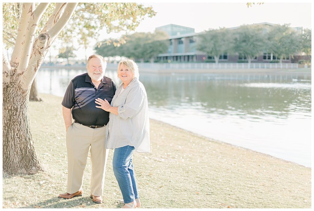 Morrison Ranch couples Photos with green grass, lake, and tress