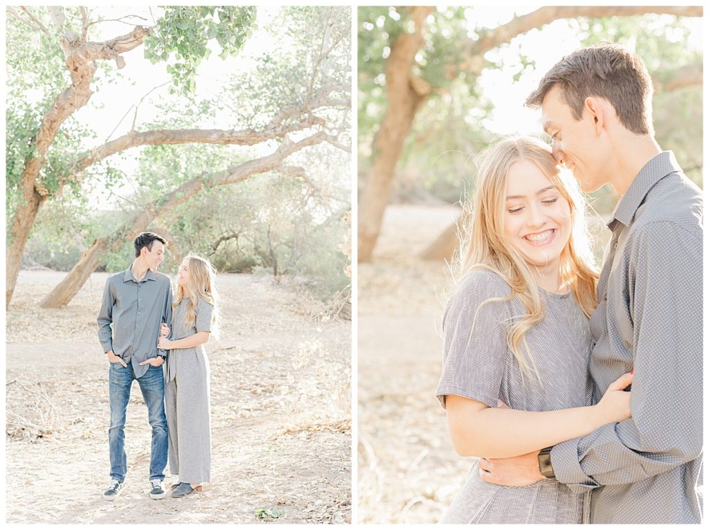 Couples photo at Queen Creek Wash, 