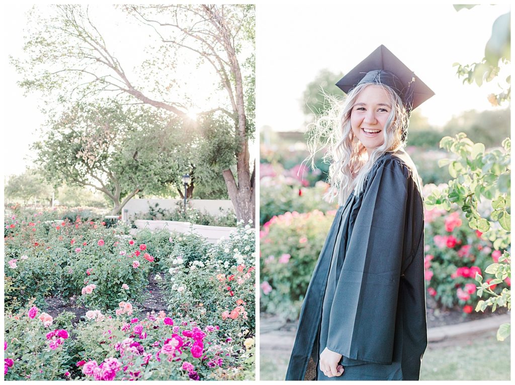 Hayley's rose garden senior photos