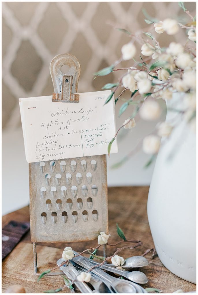 great grandmas's old recipe on display in a kitchen, preserve your family legacy