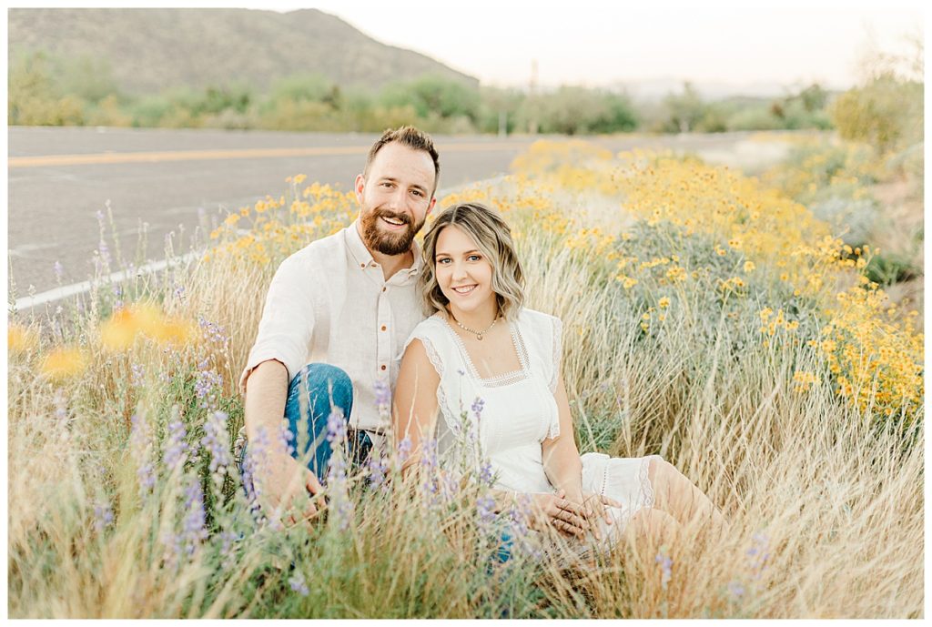 Light & Airy Spring Desert Couples Photos