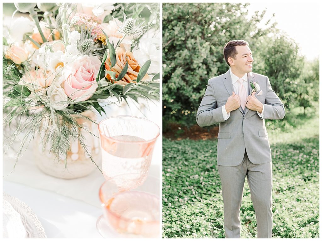 Groom getting ready, Spring Styled Shoot at Argitopia Weddings