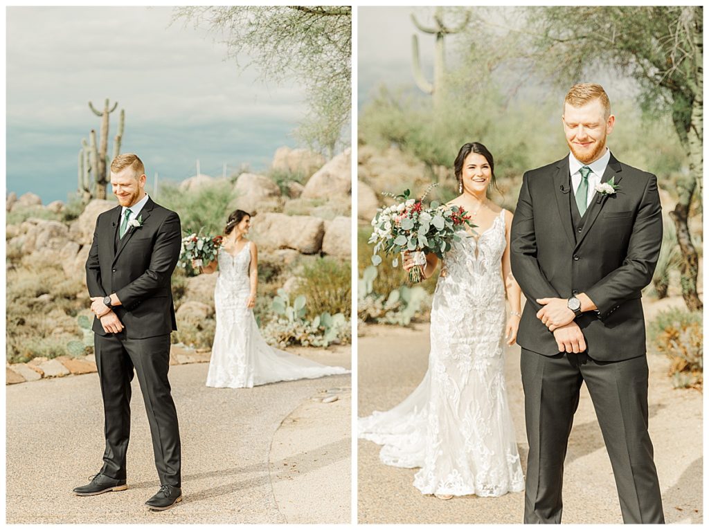 Chelsea & Kyle's Troon North Golf Club Wedding | First Look 