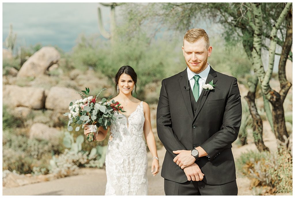 Chelsea & Kyle's Troon North Golf Club Wedding | First Look 