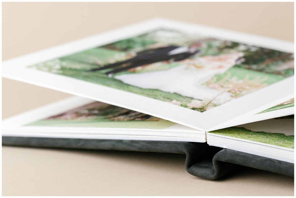 The Impact of Displaying your Family Photos through Artwork - flushmount albums| Bethie Grondin Photography