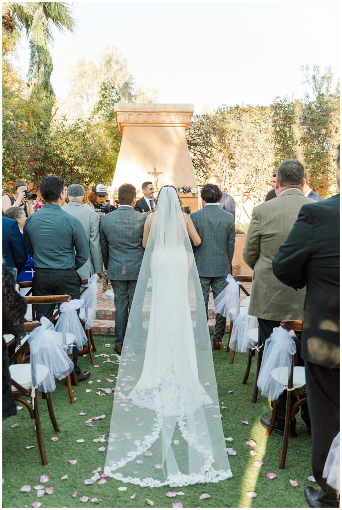 Wedding Ceremony at Royal Palms Scottsdale 