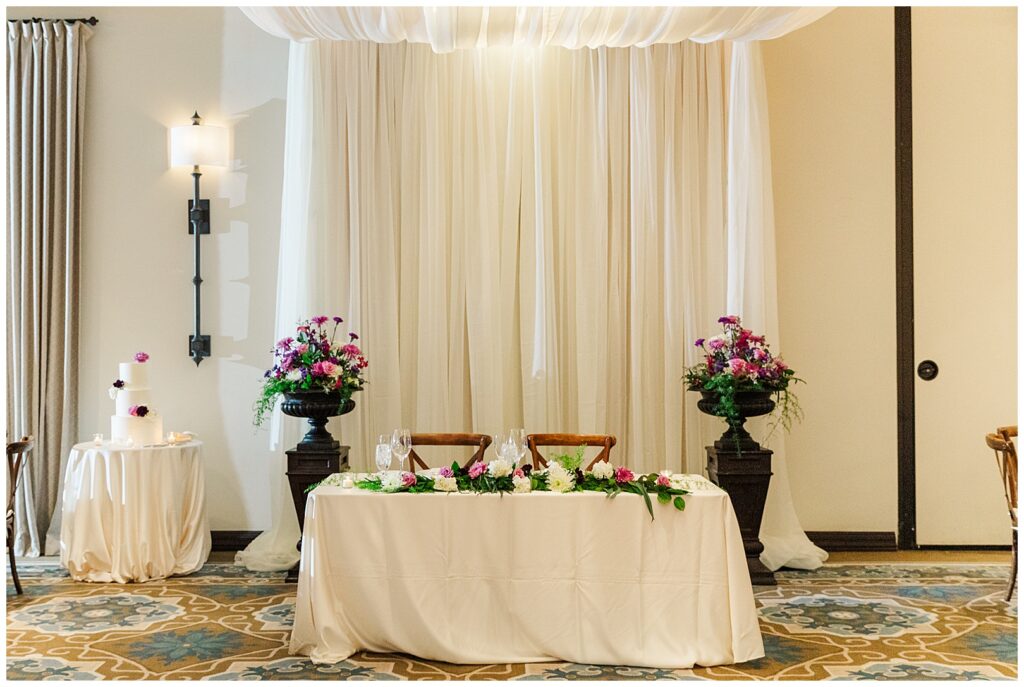 Indoor Reception at Royal Palms, Scottsdale Resort | Bethie Grondin Photography