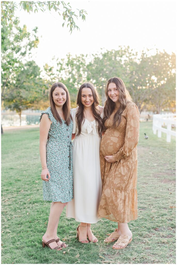 girls family picture at Morrison Ranch 