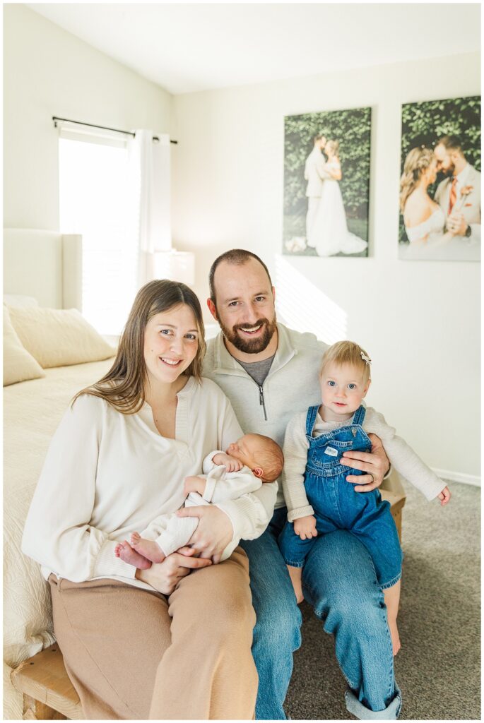 Family photos, in home Gilbert, Arizona Newborn photos
