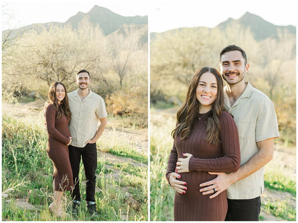 Maternity Photos in Gilbert, Arizona desert