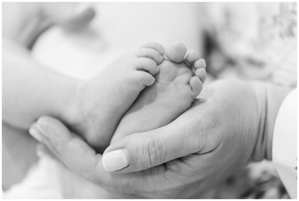 Scottsdale newborn photos | baby's little toes