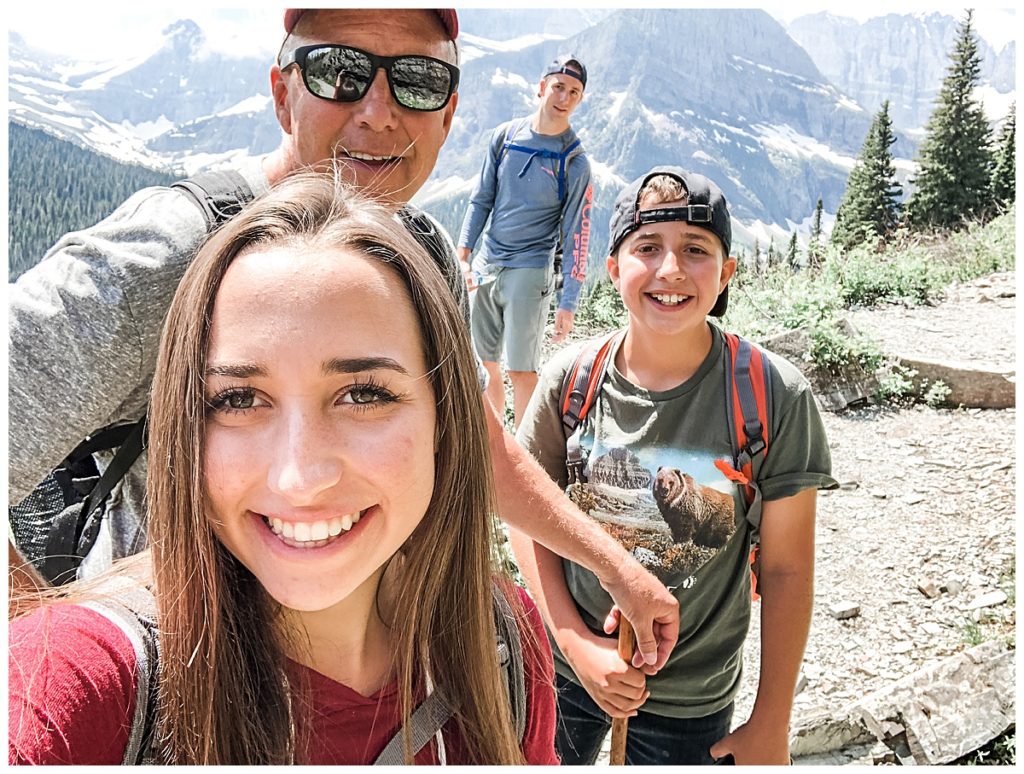 Father's Day Hiking Grinnell Glacier