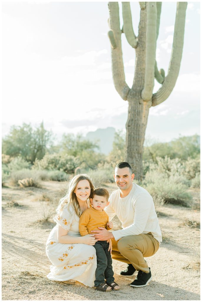 Sanchez Family, Coons Bluff session, Arizona Desert Maternity Session