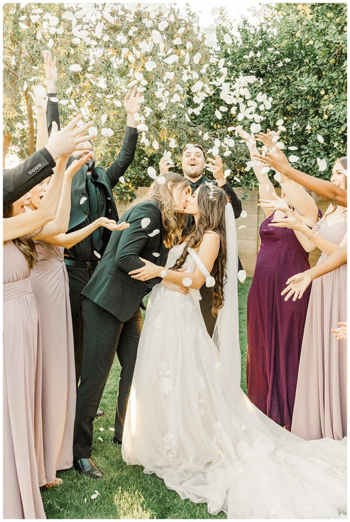 Full Bridal Party photos at Candice & Joel Private Estate Scottsdale Wedding 