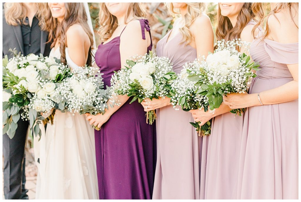 Light and airy wedding bouquets photos | Candice & Joel Private Estate Scottsdale Wedding 