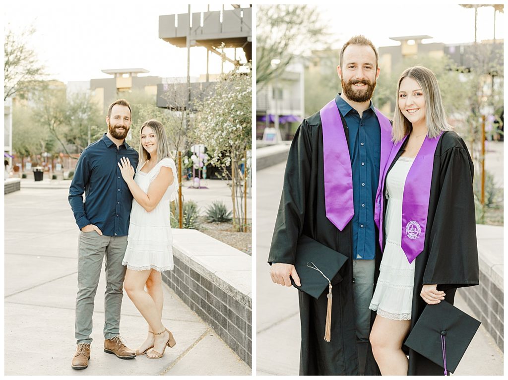 GCU Light & Airy couples & senior graduation photos