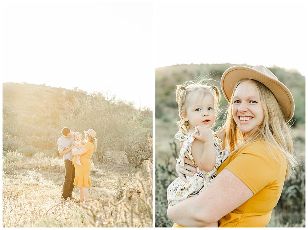 Myler Family's Arizona Desert Maternity Session
