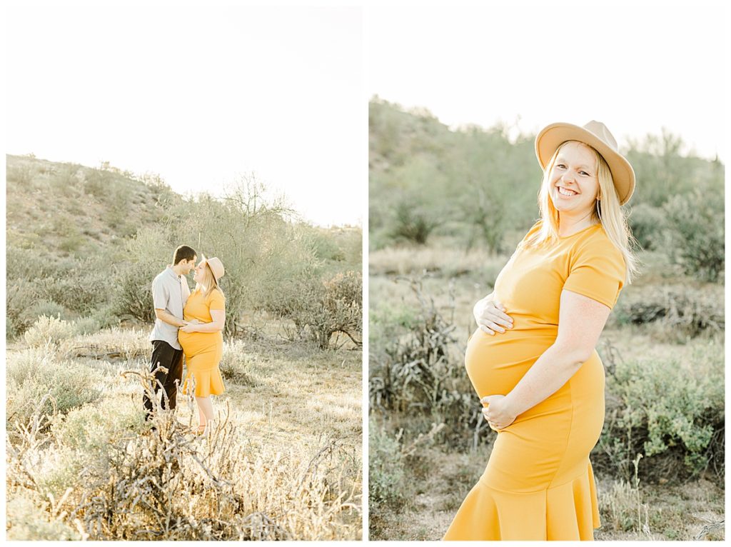 Arizona Desert Maternity Session at Coons Bluff