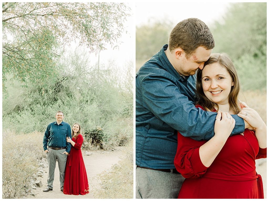 Husband and wife portraits in Gilbert, Arizona, Light and Airy Photography