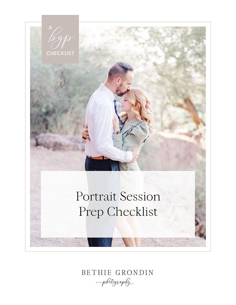 How to prepare for your portrait session a checklist